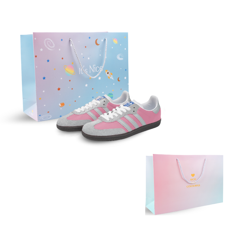 

Adidas Originals Кроссовки SAMBA OG Impact Resistance Low top для скейтбординга унисекс розовый белый серый