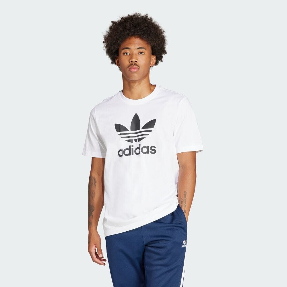 

Футболка Adidas Adicolor Trefoil Short Sleeve T-Shirt, белый