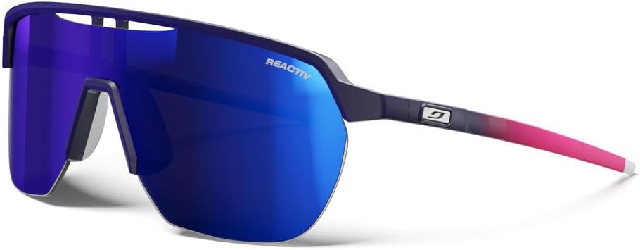 

Солнцезащитные очки Julbo Frequency Performance, унисекс. Полная вентиляция, панорамный обзор для спорта. Защита от УФ 100%. Цвет: Purple/Pink, линзы Rose с Multilayer Blue Mirror (Reactiv 1-3 High Contrast)