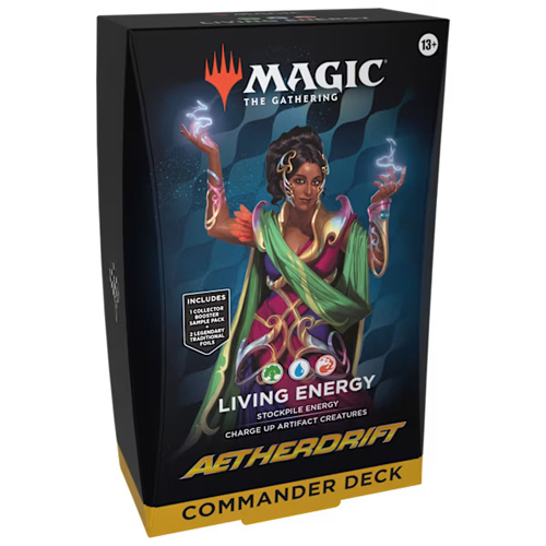 

Карточная игра Mtg: Aetherdrift Commander Deck – Living Energy Wizards Of The Coast