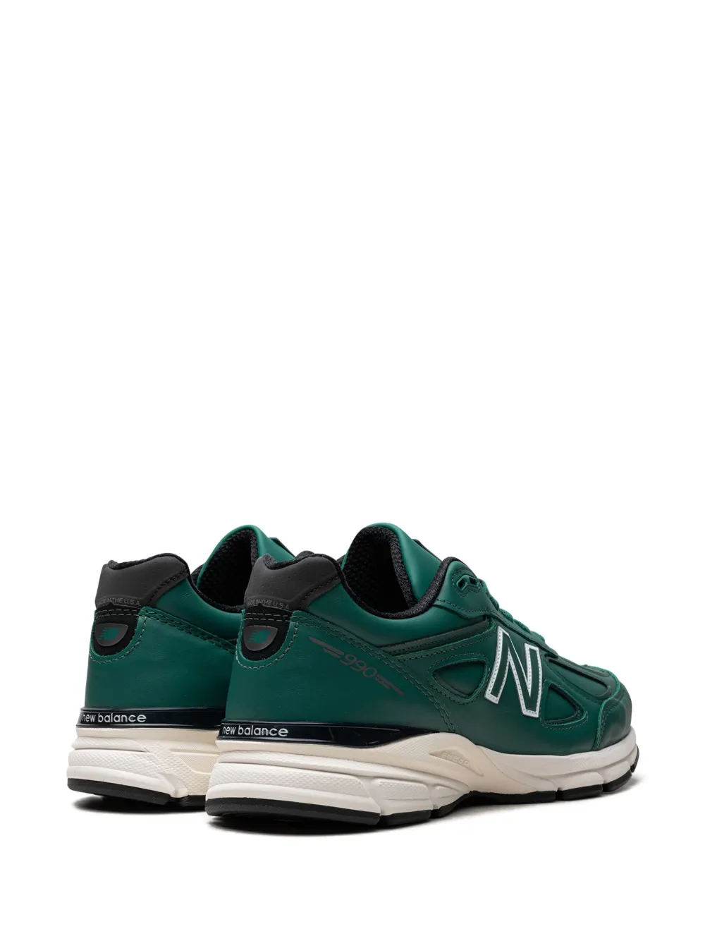 Кроссовки 990v4 Made in USA Teal/White NEW BALANCE, зеленый — фото 3
