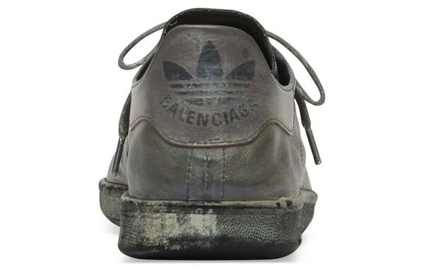 Кроссовки x adidas originals stan smith sneakers 'vintage black' Balenciaga, черный — фото 4