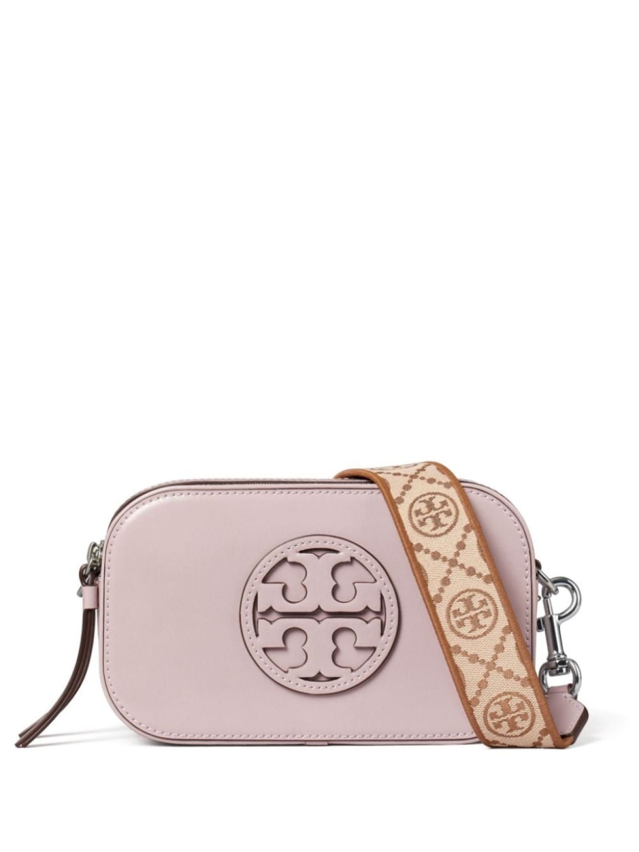 

Сумка через плечо Tory Burch mini Miller Spazzolato, розовый