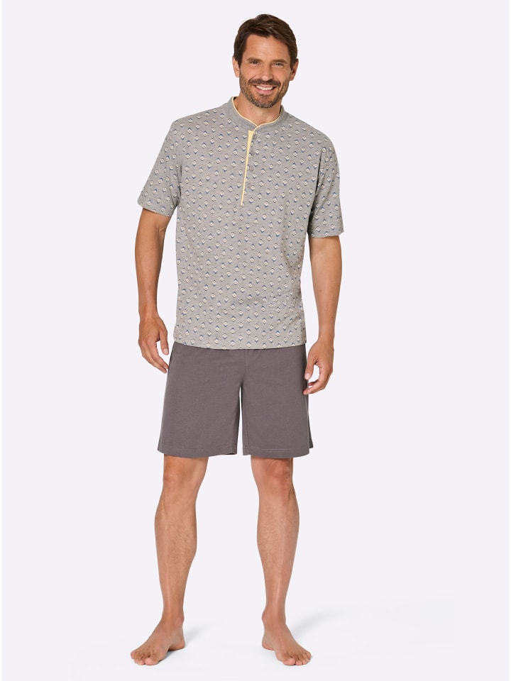 

WITT WEIDEN Короткие шорты с серо-меланжевым антрацитовым принтом