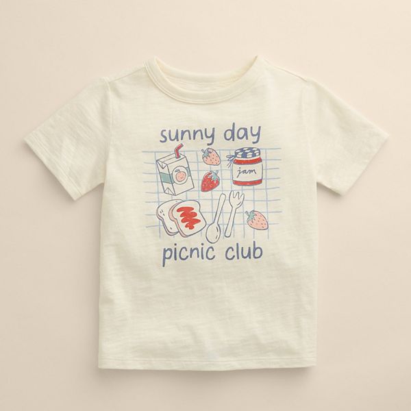 

Футболка Baby & toddler core Little Co. By Lauren Conrad, Ivory Picnic Club