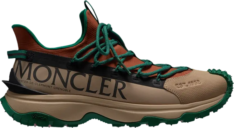 

Кроссовки Moncler Trailgrip Lite 2 'Brown Green', коричневый