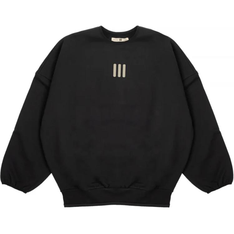 

Heavy Fleece Crewneck Fear Of God Athletics, черный