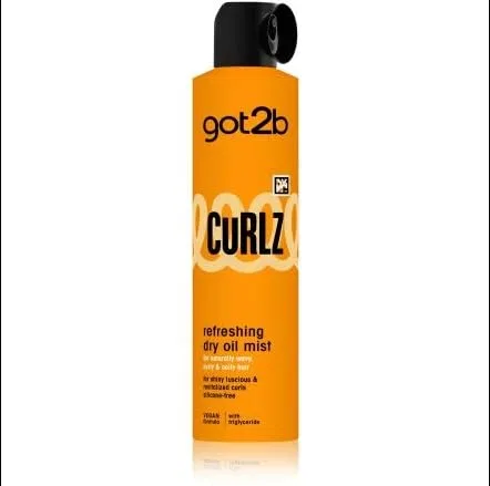 Сухой масляный спрей GOT2B Curlz для вьющихся волос, 200 мл Got2B — фото 3
