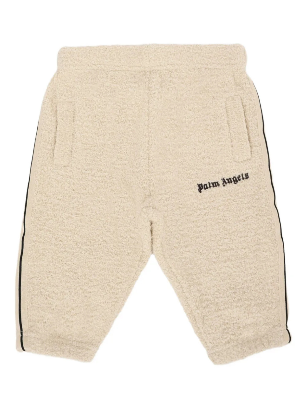 

Брюки Palm Angels Kids из флиса с полосками по бокам, нейтральный