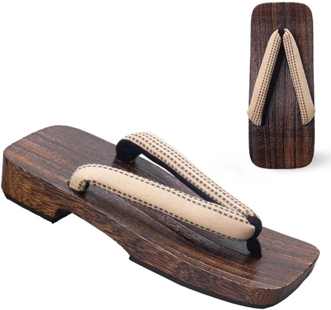 

Японские традиционные деревянные сандалии-гета Ez-sofei Men, бежевый