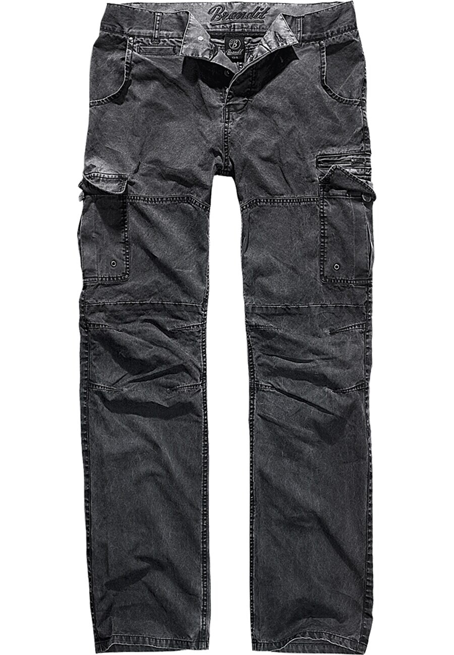 

Джинсы Brandit Regular Cargo Jeans Rocky Star, черный деним