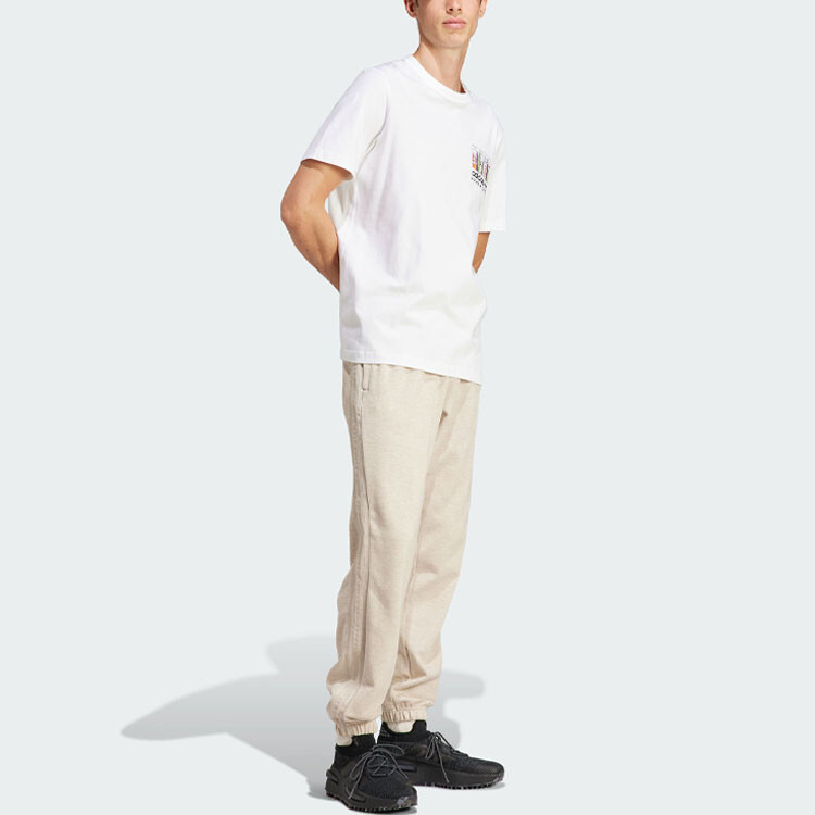 Футболка мужская ADVENTURE GRAPHIC белая Adidas Originals, белый — фото 4