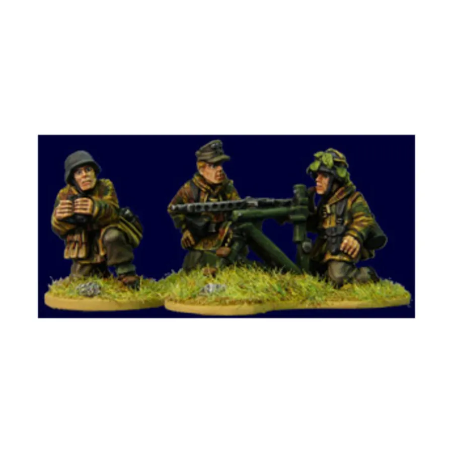 

Команда устойчивого огня MG42 (3 и пушка), WWII Miniatures - German Forces (28mm) (Artizan Designs)