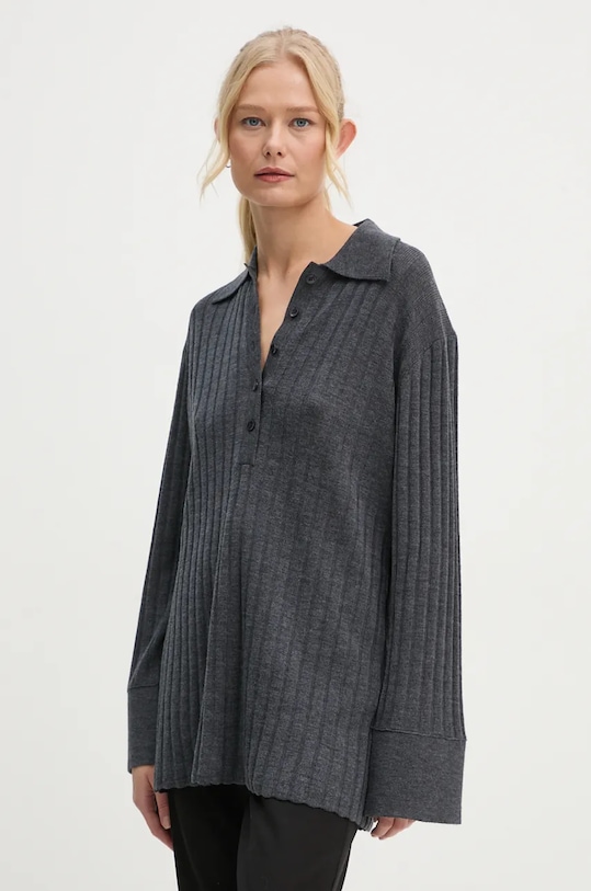 

Шерстяной свитер Delphine By Malene Birger, серый