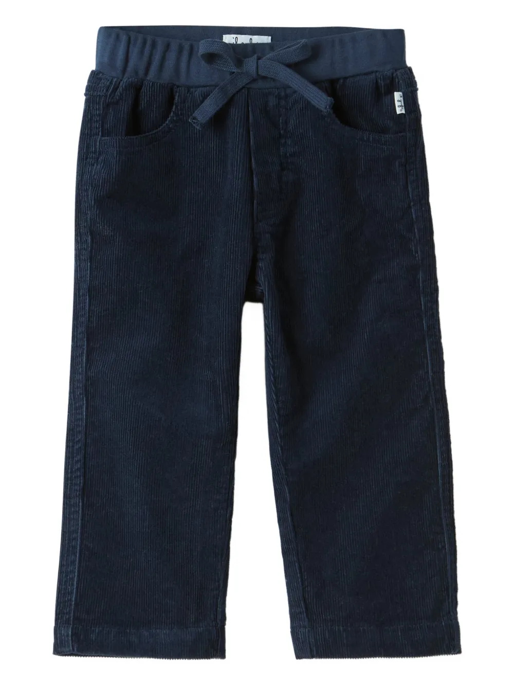 

Вельветовые брюки с кулиской Il Gufo, синий