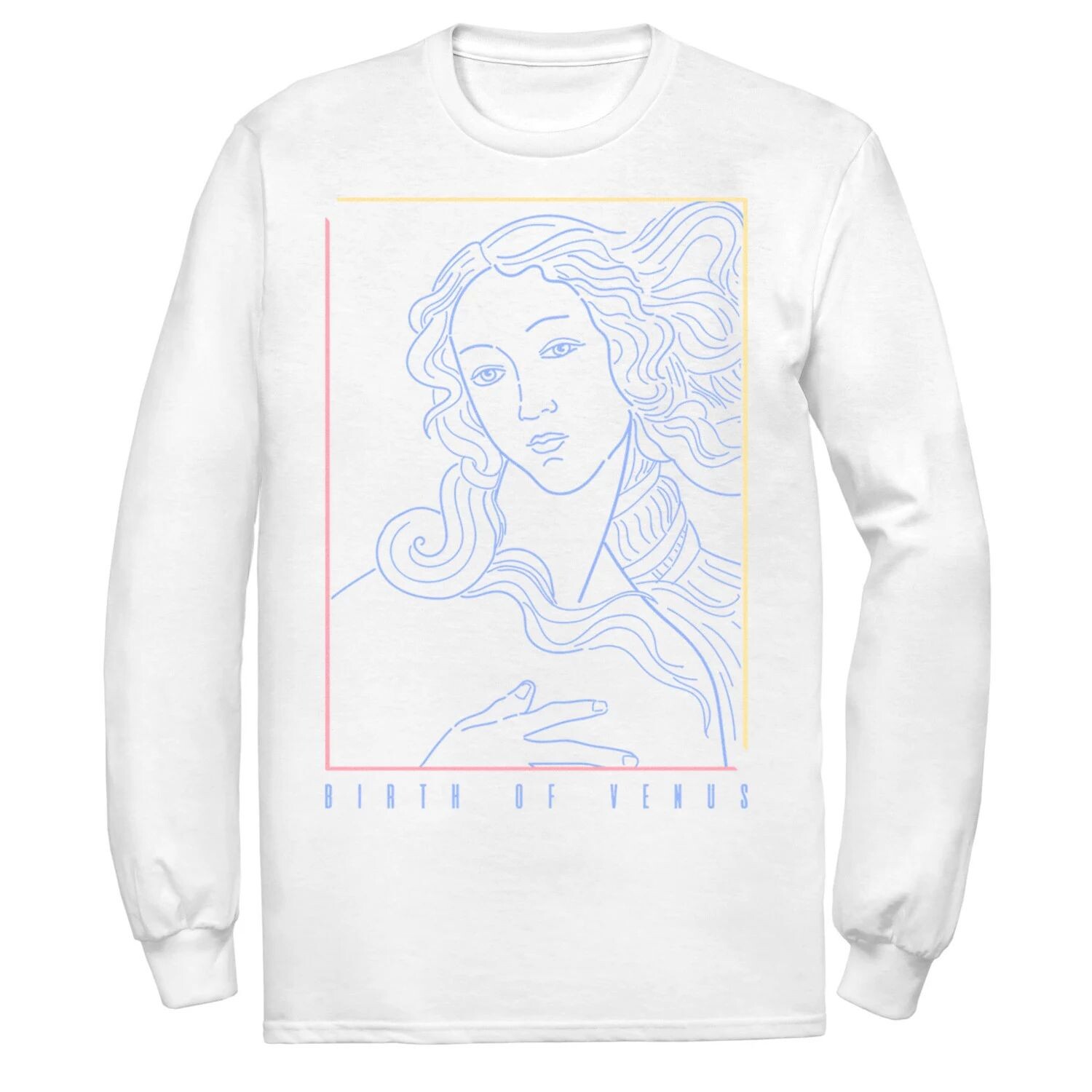 

Мужская футболка Fifth Sun Birth Of Venus Line Art Portrait Licensed Character