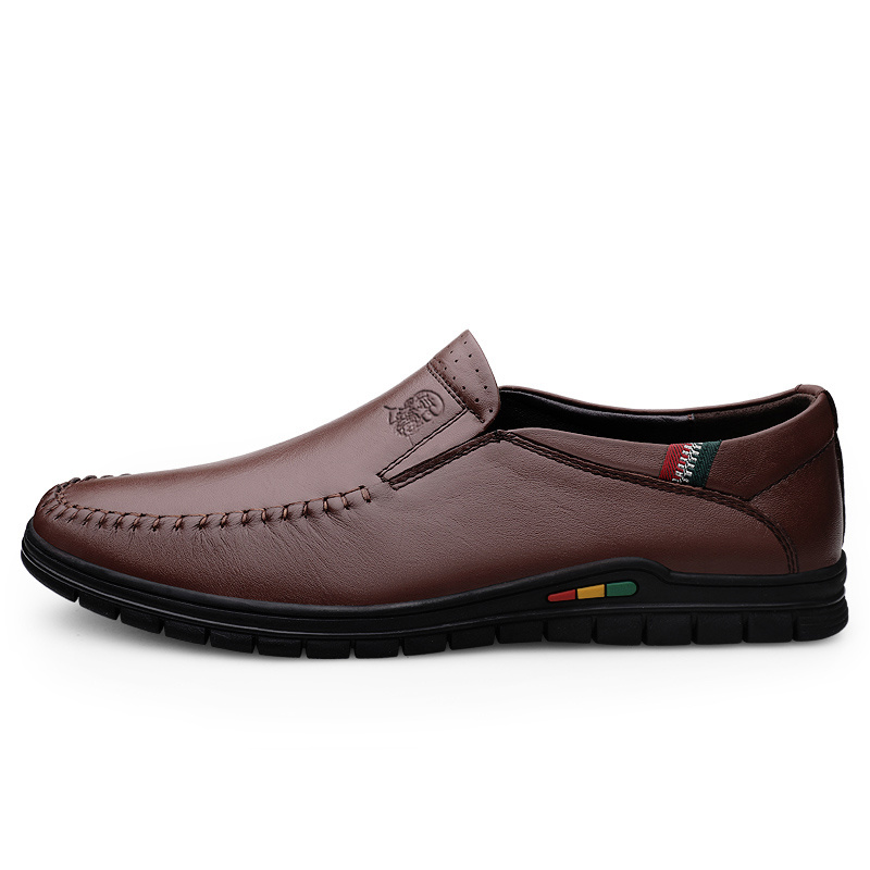 

LAORENTOU Мужские повседневные туфли мужские низкие тёмно-коричневые, цвет Dark Brown