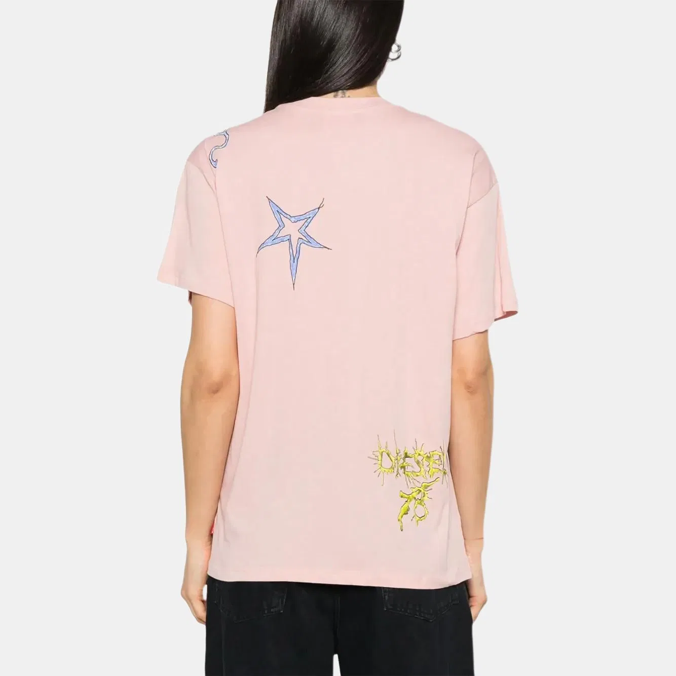 Футболка T Buxt Q Mauve DIESEL, Pink — фото 4
