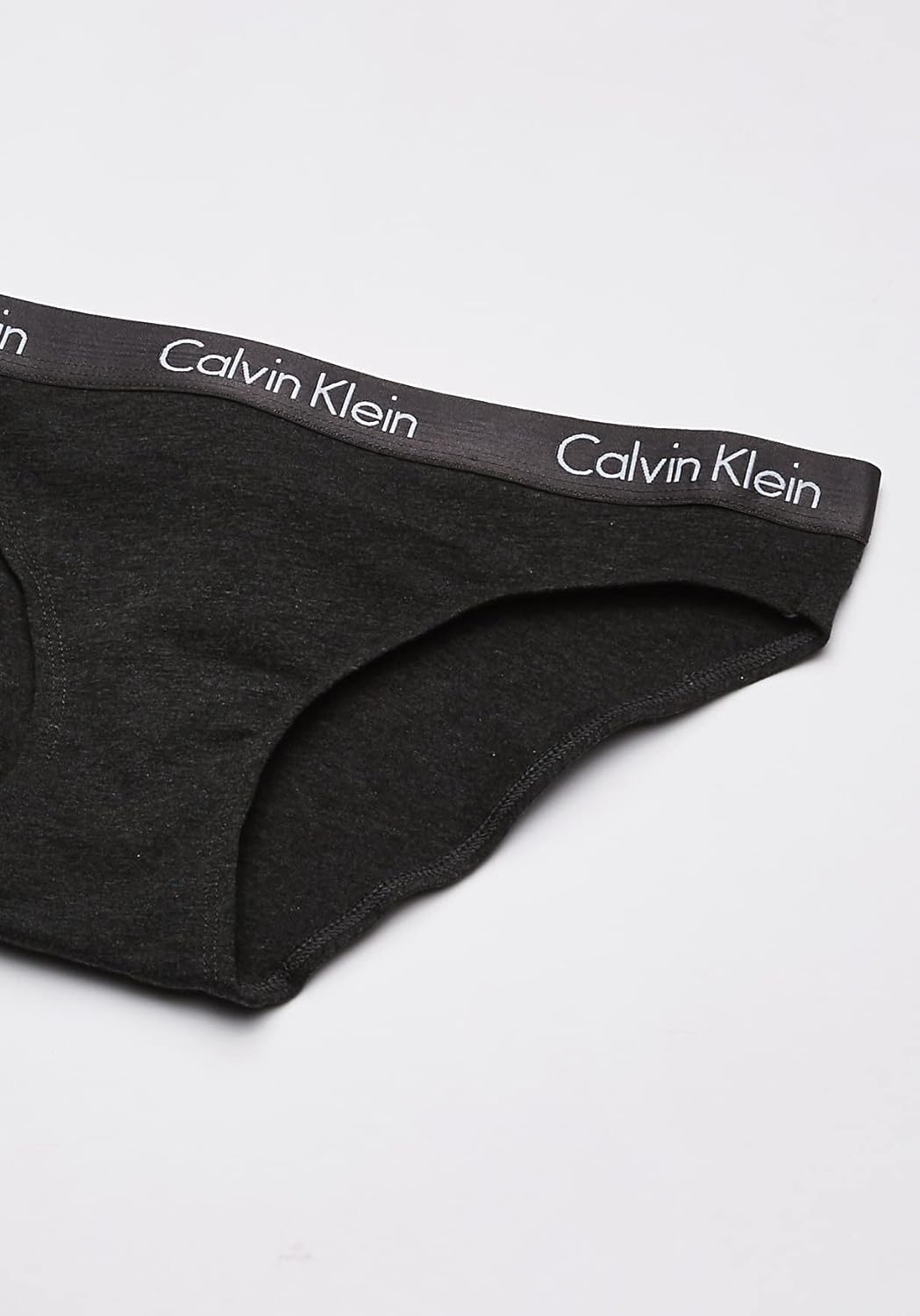 Женские трусики-бикини Calvin Klein Motive Cotton Multipack, 2 шт., Charcoal/White — фото 3