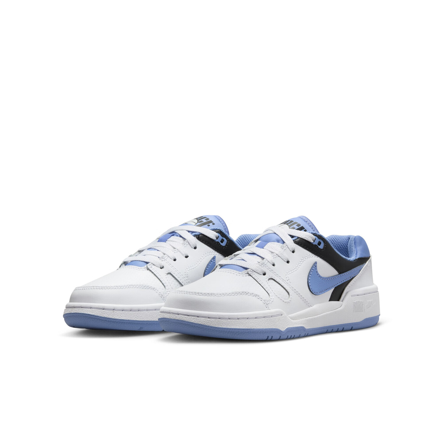 Детские кроссовки для скейтбординга Full Force GS Low-top, белые/арктическо-синие/черные Nike, белый/синий — фото 3