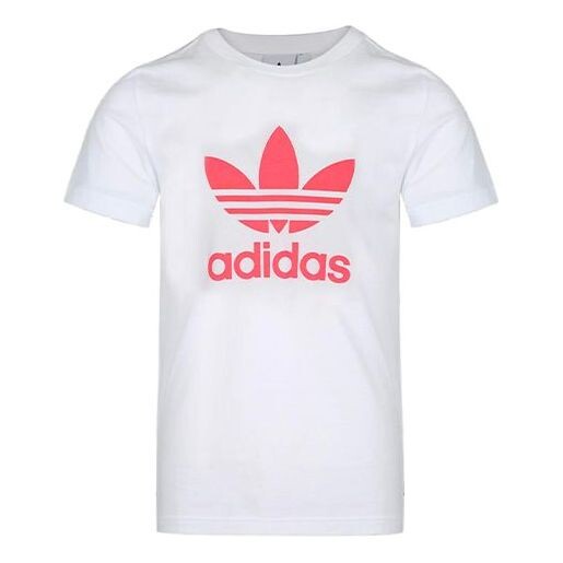 

Футболка originals chest logo sports short sleeve white flash red Adidas, белый