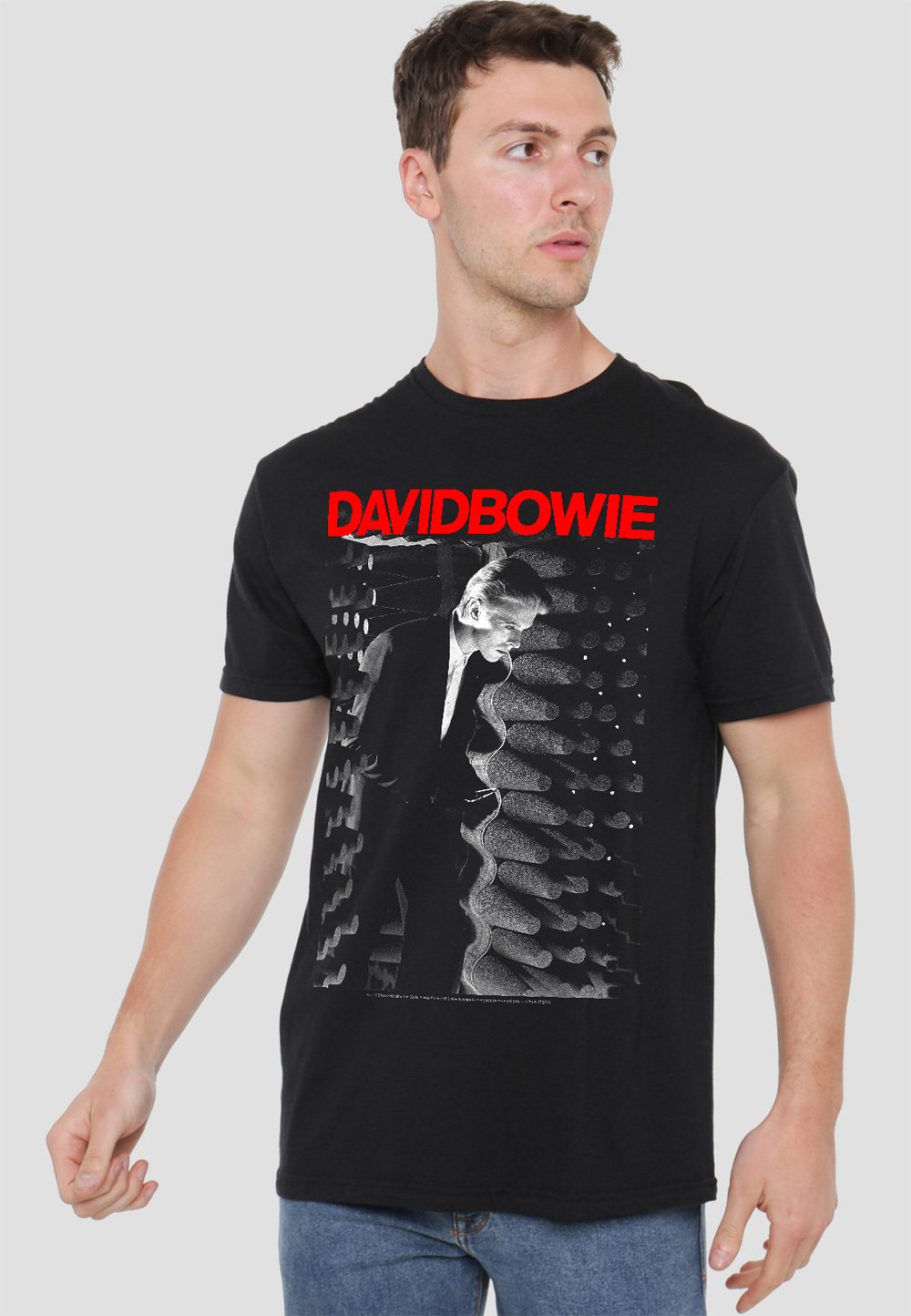 

Футболка с принтом DAVID BOWIE STATION Cotton Soul, черный