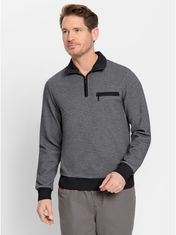 

Рубашка с длинными рукавами черного цвета в полоску WITT WEIDEN