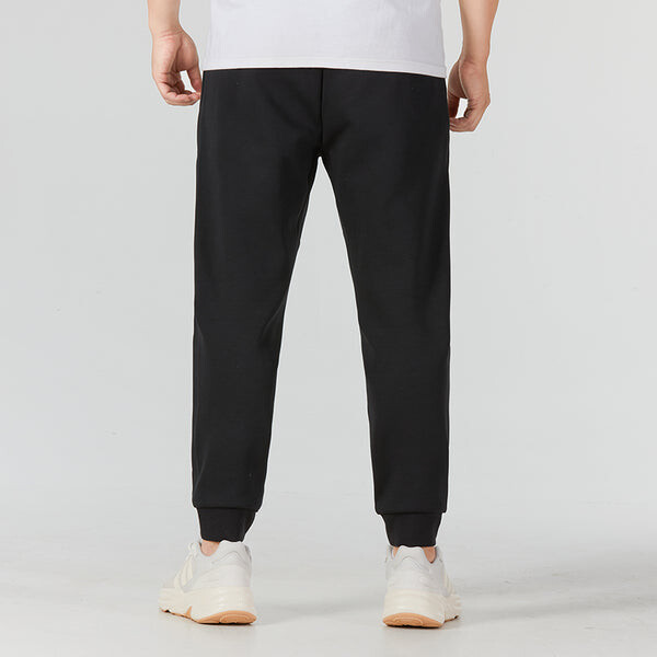 Спортивные штаны Men's adidas Mh Slim Knpnt Solid Color Logo Printing Elastic Waistband Sports Pants/Trousers/Joggers Black, черный — фото 4