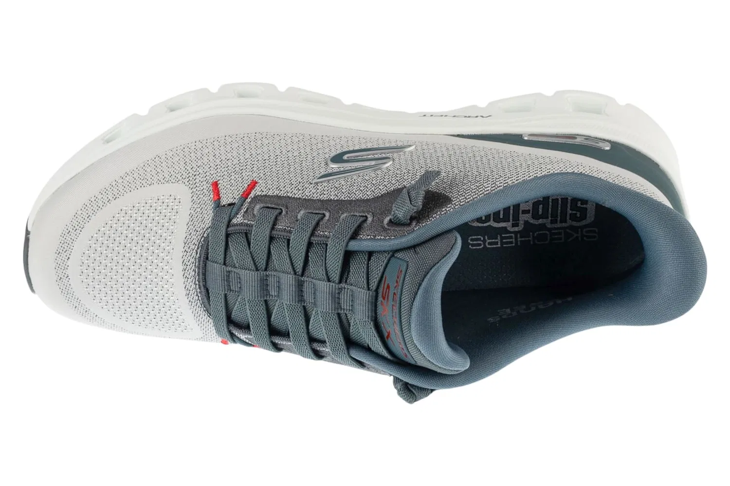 Кроссовки с технологией Arch Fit, Skechers, серый — фото 3