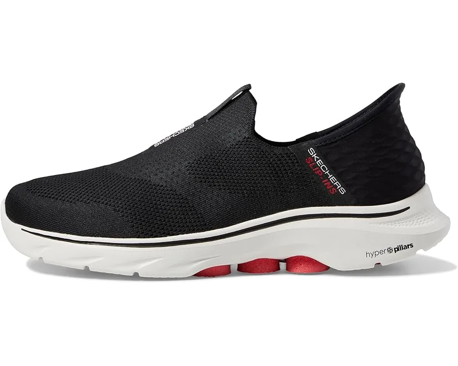 Кроссовки SKECHERS Performance Go Walk 7 - Easy On 2 Hands Free Slip-Ins, Black/White — фото 4