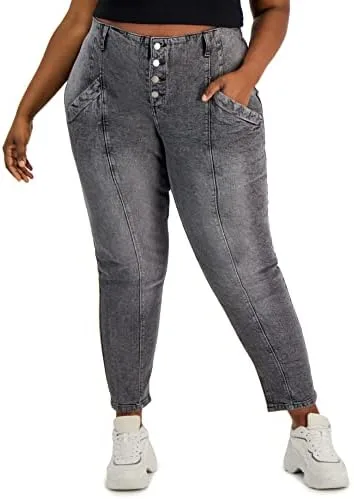 

Джинсы Plus Size с застежкой на пуговицах Tinseltown