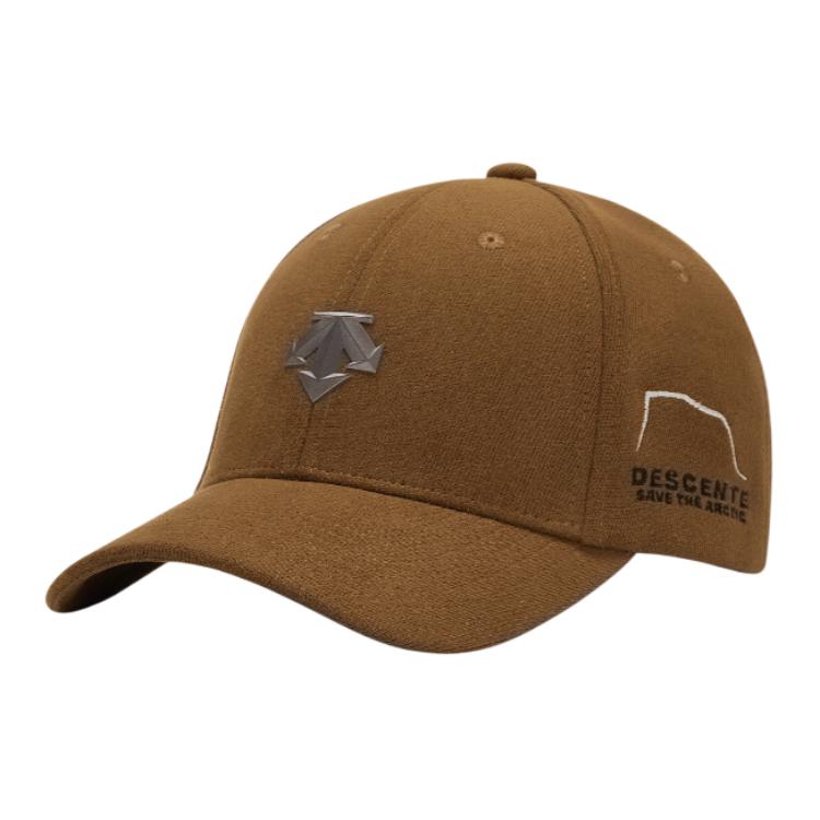 

DESCENTE Коричневый бейсболка унисекс разноцветная, Latte Brown