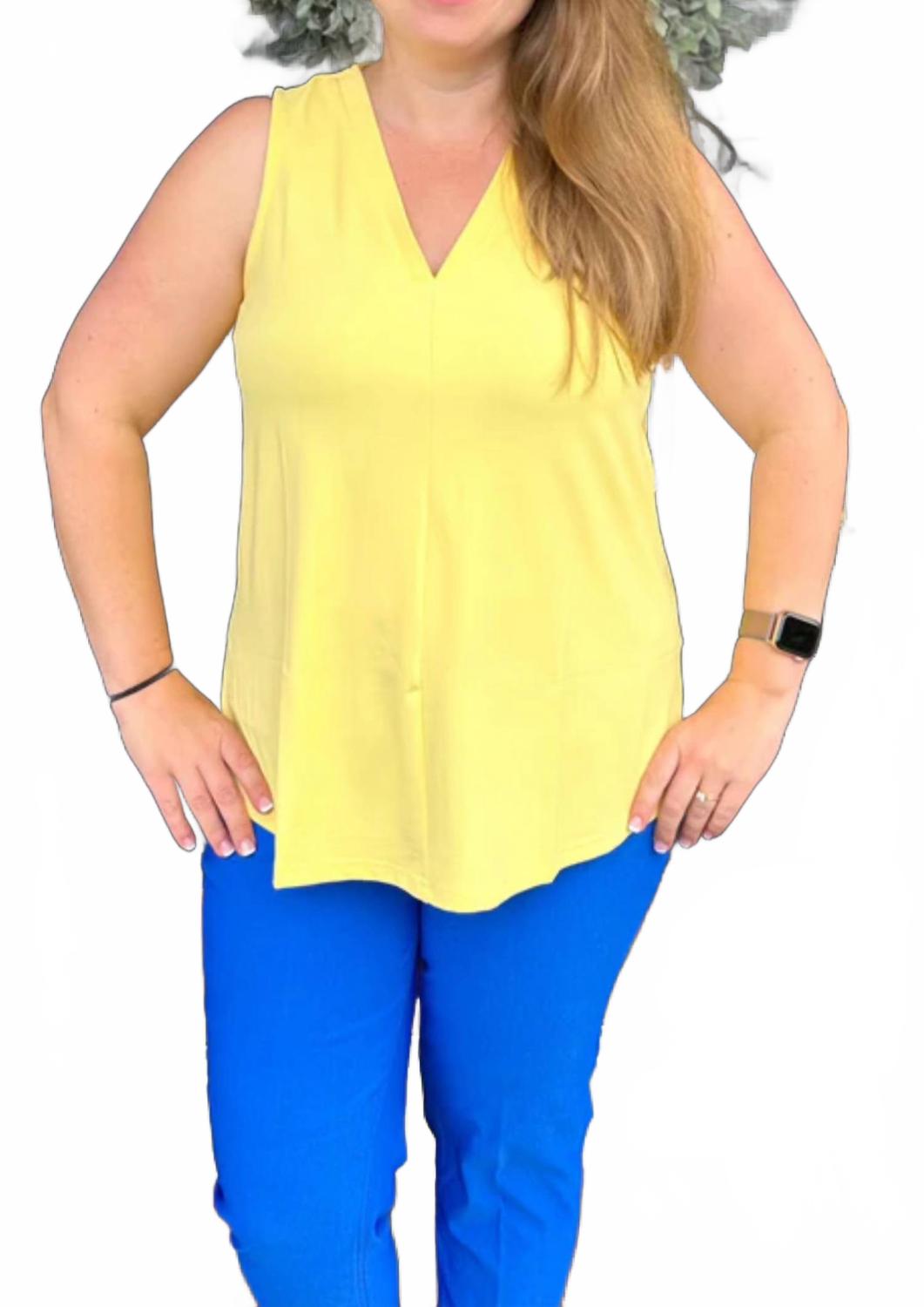 

Топ без рукавов с V-образным вырезом в цвете «Солнечный свет» Lulu-B, Sunshine