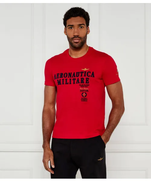 

Футболка Regular fit Aeronautica Militare, красный