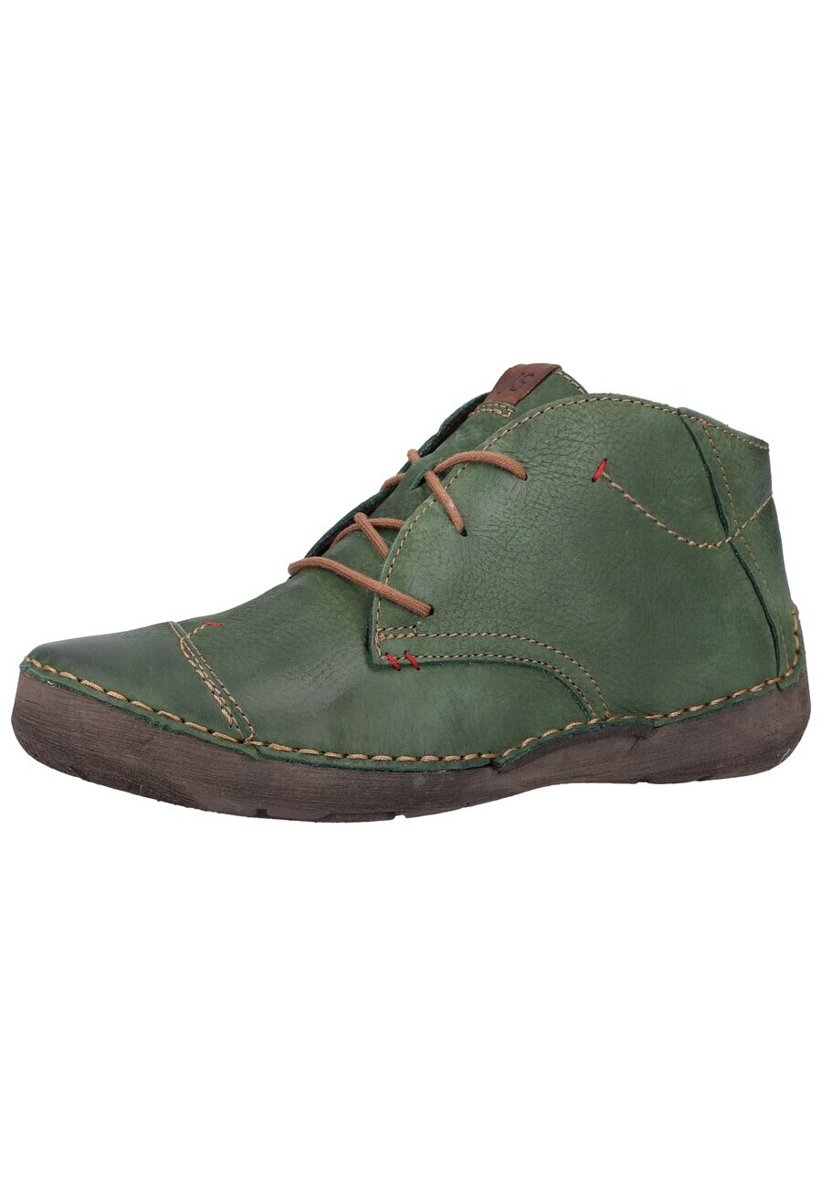 Ботильоны на шнуровке JOSEF SEIBEL Lace-Up Ankle Boots Fergey, зеленый