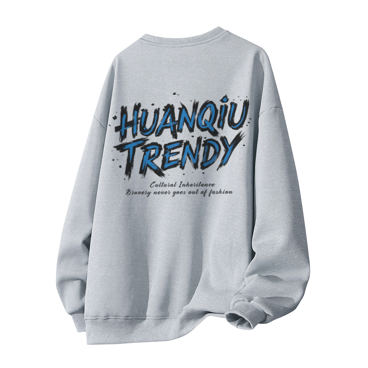 

Свитшот Unisex Crew Neck Moderate Heavyweight HUANQIU, светло-серый
