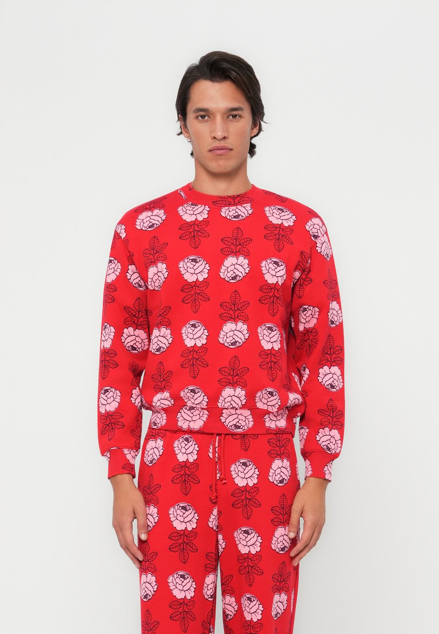 

Толстовка Marimekko LEIOT VIHKIRUUSU UNISEX, Red/Light Pink/Dark Purple/Multi-Coloured