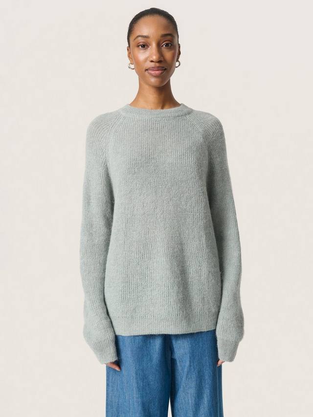 

Джемпер из плотной шерсти в рубчик вторник Soaked In Luxury, цвет Silver Blue