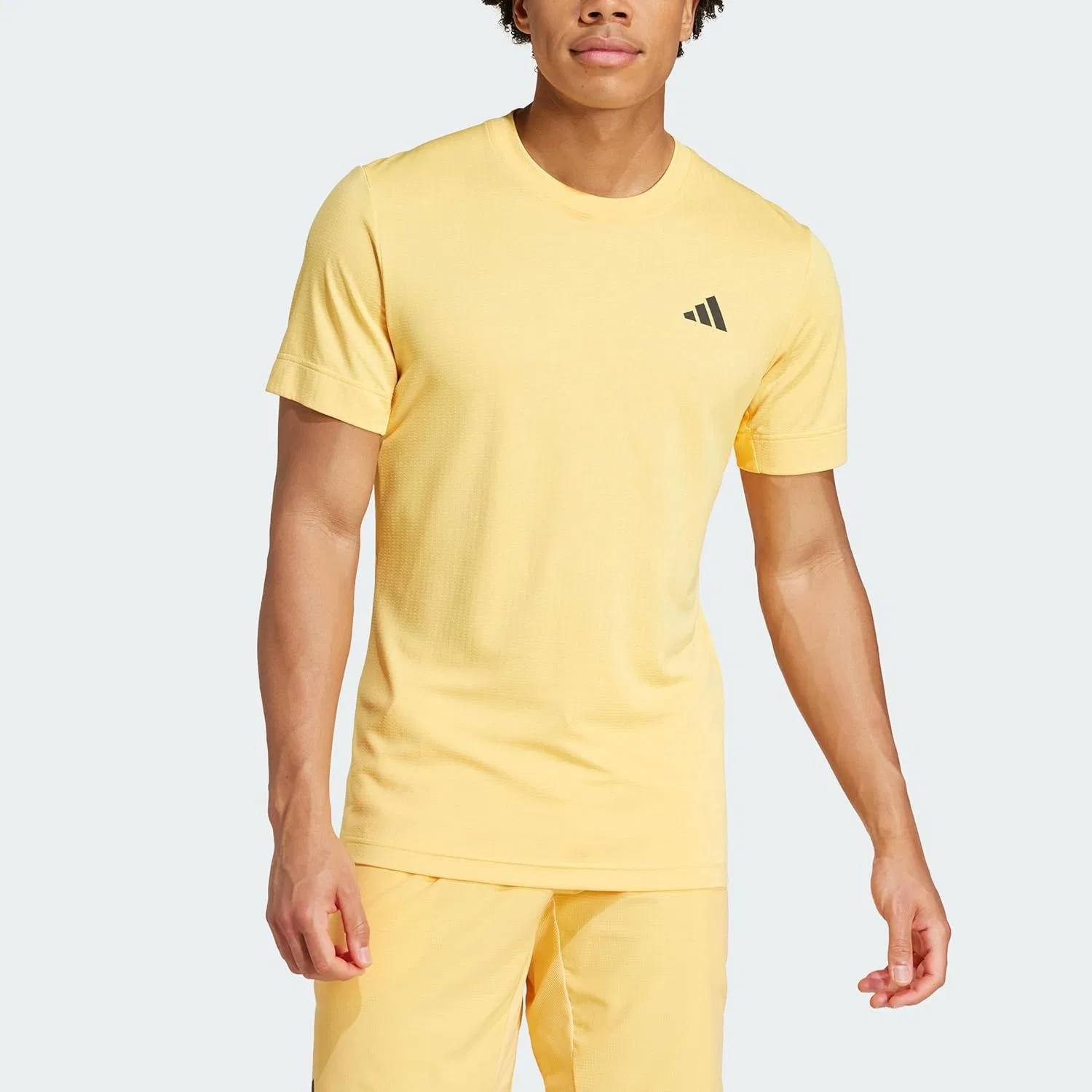 Футболка Adidas Men's Tennis Freelift, Semi Spark/Spark — фото 4