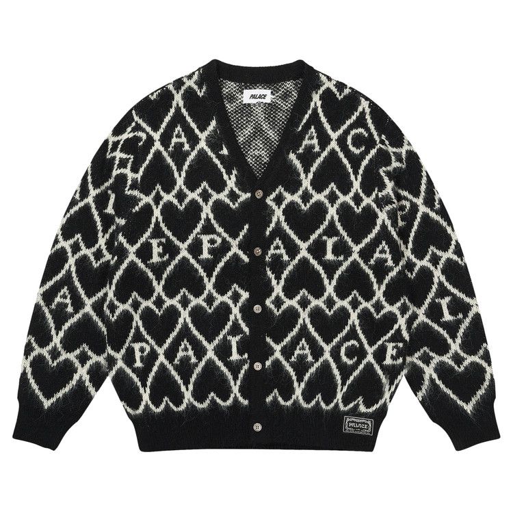

Топ Palace Hairy Heart Knit, Black