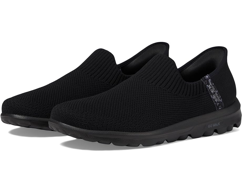 

Кроссовки SKECHERS Performance Go Walk Travel Tahiti Sunset Hands Free Slip-Ins, цвет Black/Black