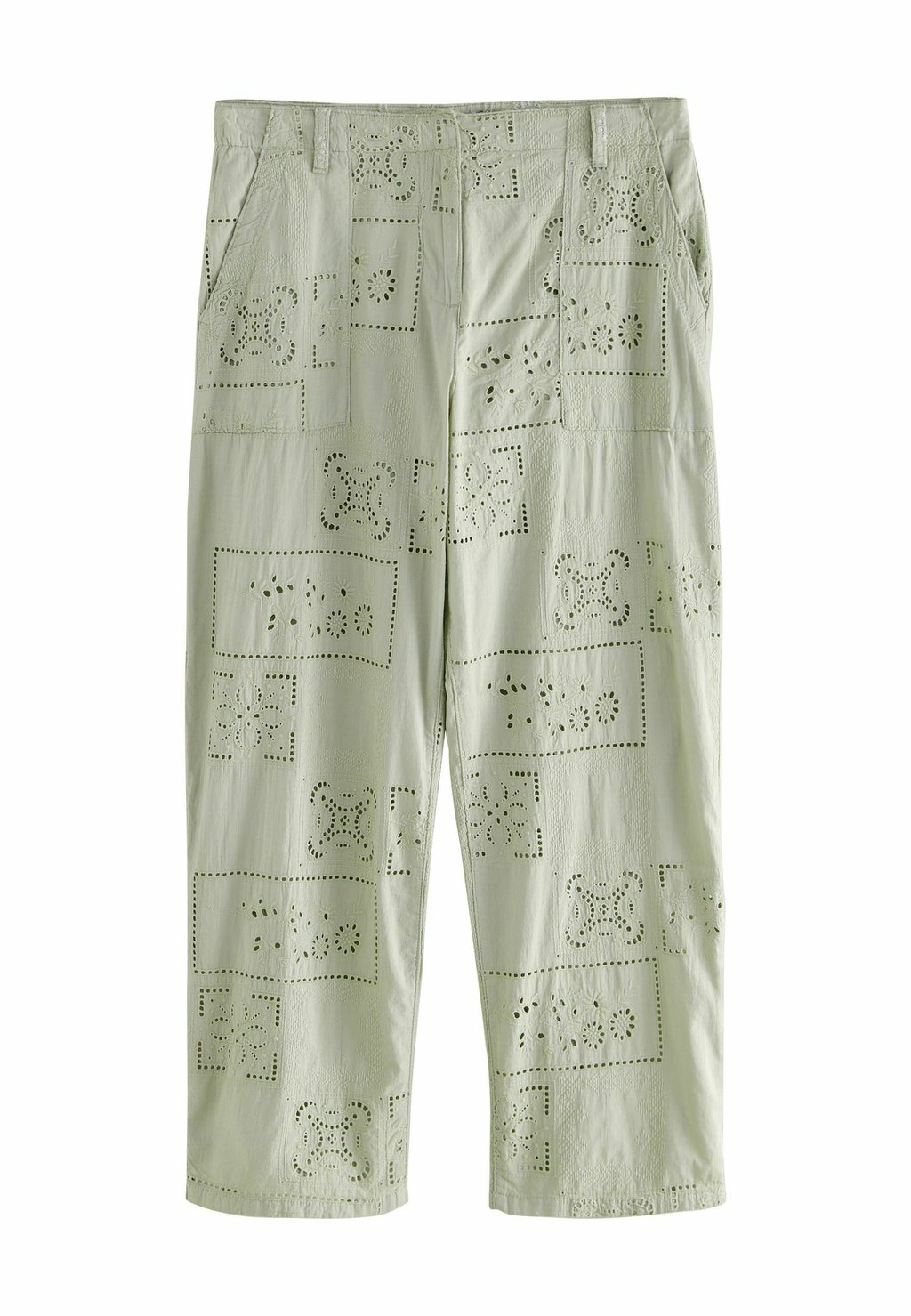 

Брюки PETITE FIT EMBROIDERED Next, зеленый