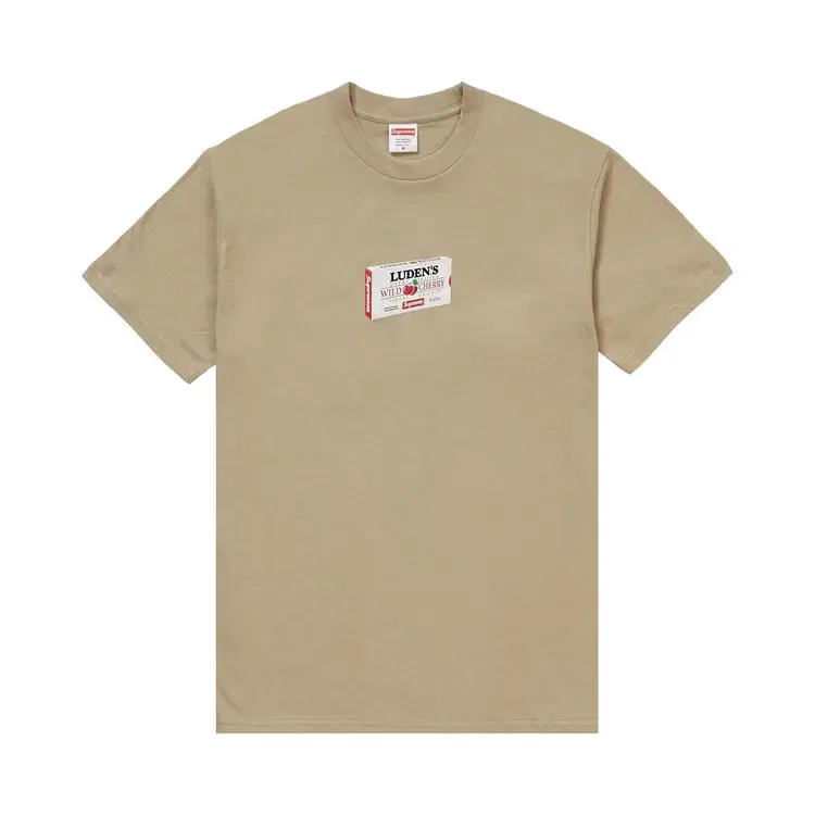 Футболка Supreme Luden, светло-коричневый