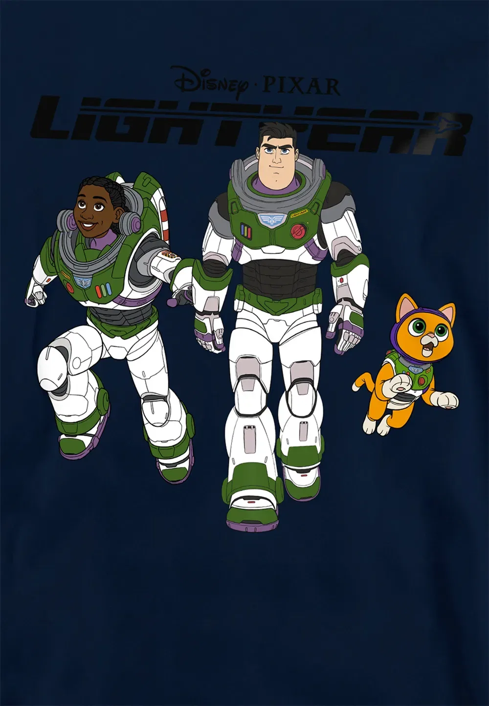 Худи детское Disney Lightyear Squad, синее, темно-синий — фото 2