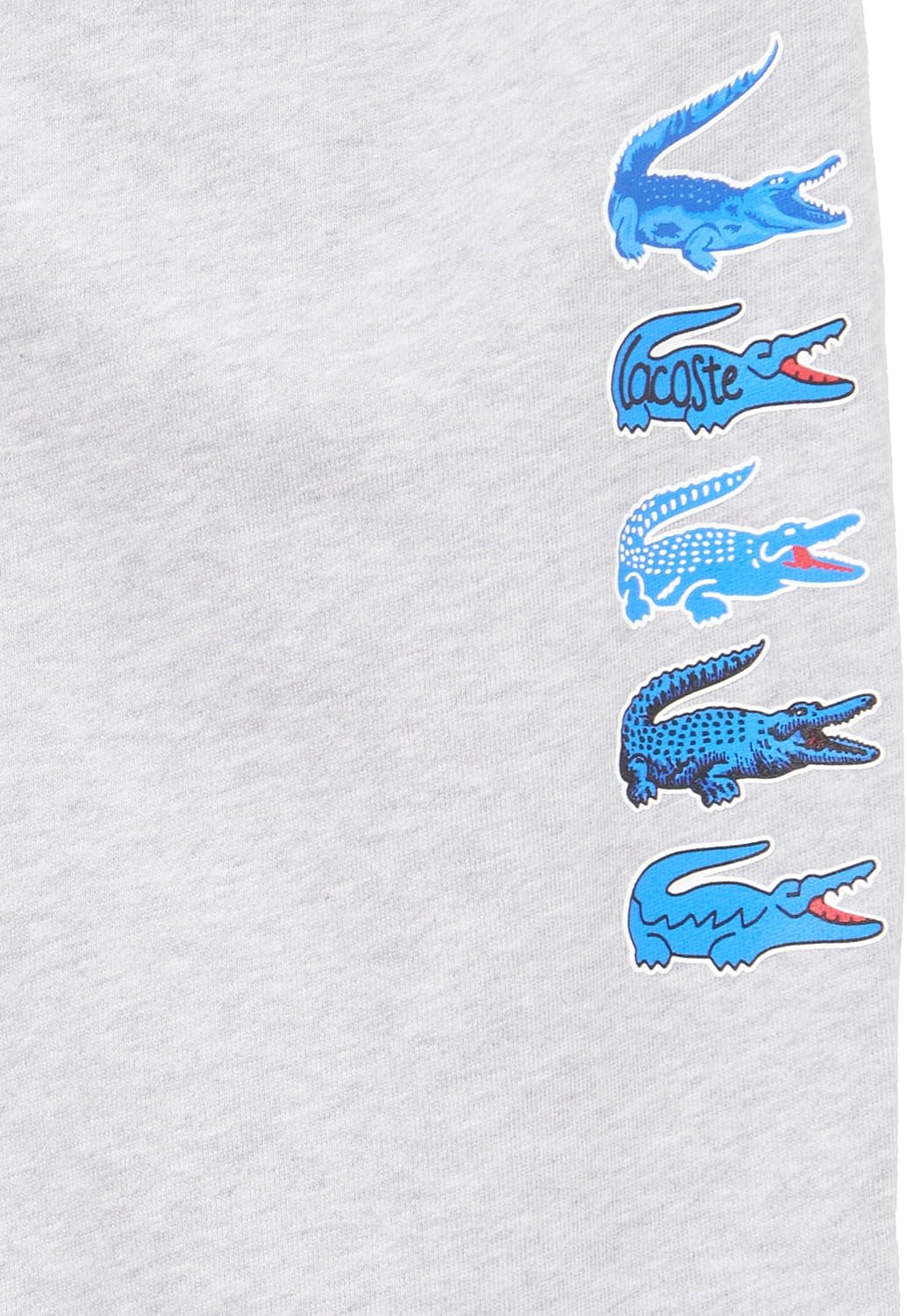Lacoste мужские большие принтованные спортивные штаны, Silver Chine — фото 2