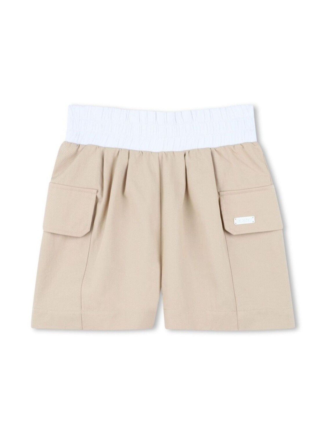

Dkny Kids шорты с логотипом, нейтральный цвет