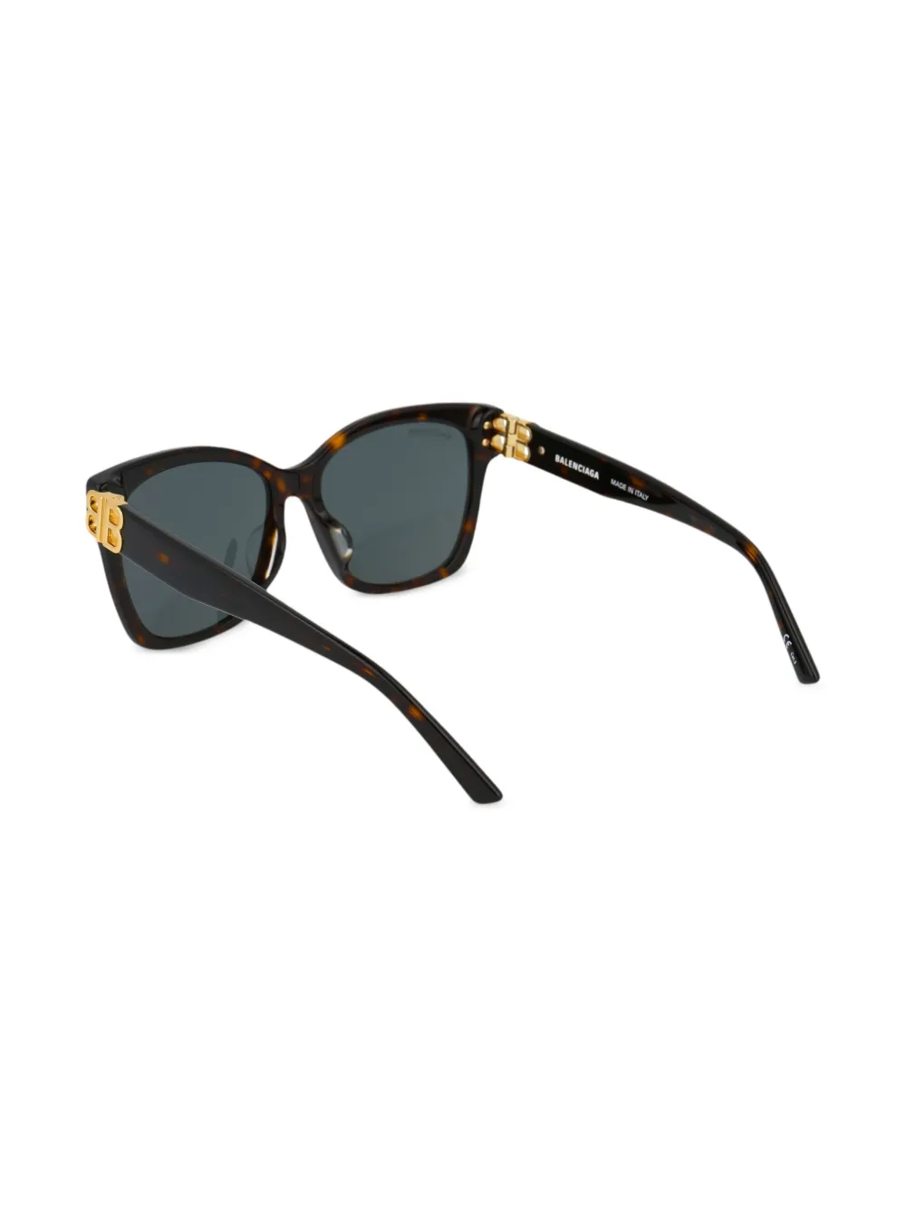 Солнцезащитные очки Dynasty в квадратной оправе Balenciaga Eyewear, коричневый — фото 3