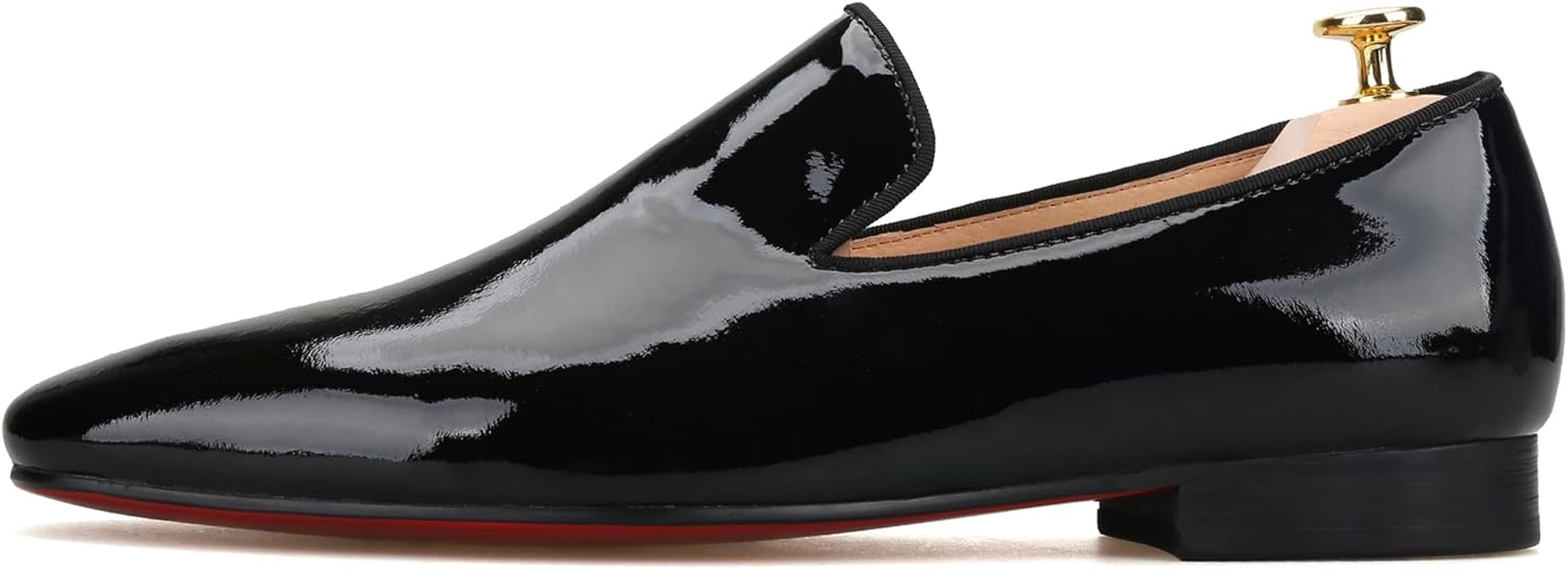 

Мужские кожаные туфли FERUCCI с квадратным носком, черные, классические, лоферы, бальные и свадебные туфли