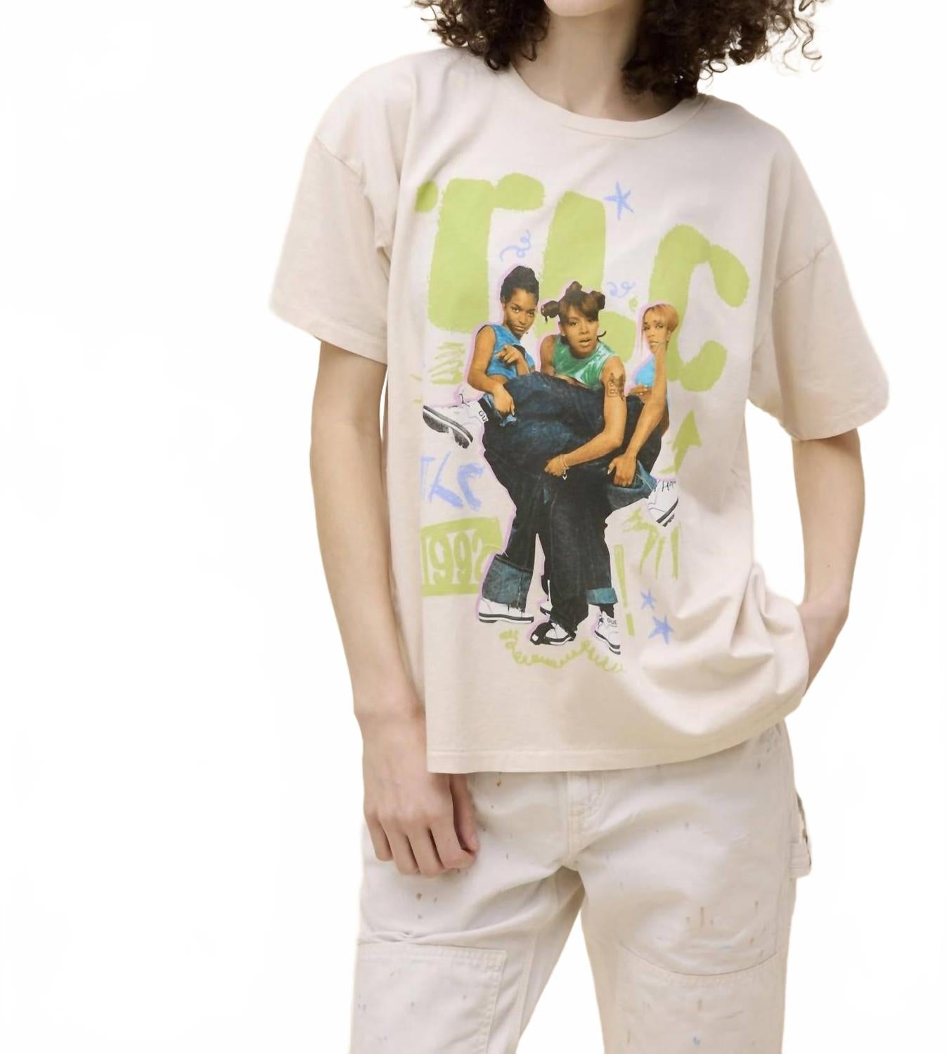 

Футболка Tlc Kickin' It в грязно-белом цвете DAYDREAMER