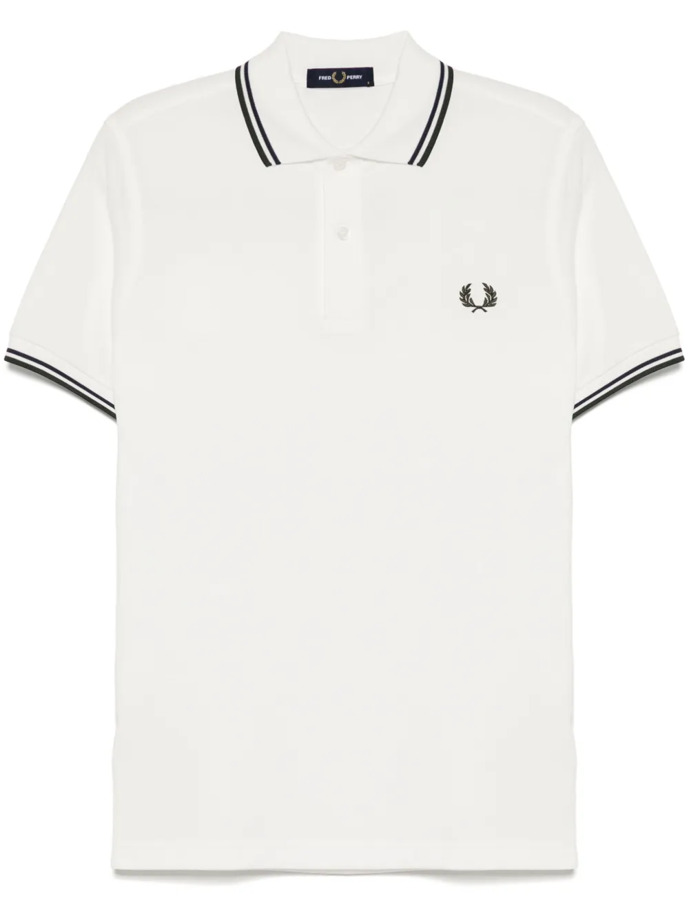 

Рубашка поло с контрастной окантовкой Fred Perry, нейтральный